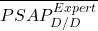 \overline{PSAP_{D/D}^{Expert}}